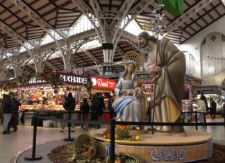 El Mercado Central se viste de Navidad