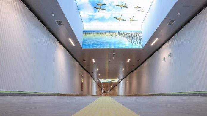 7televalencia pasarela metro xativa alacant Túnel entre las estaciones de Xàtiva y Alacant