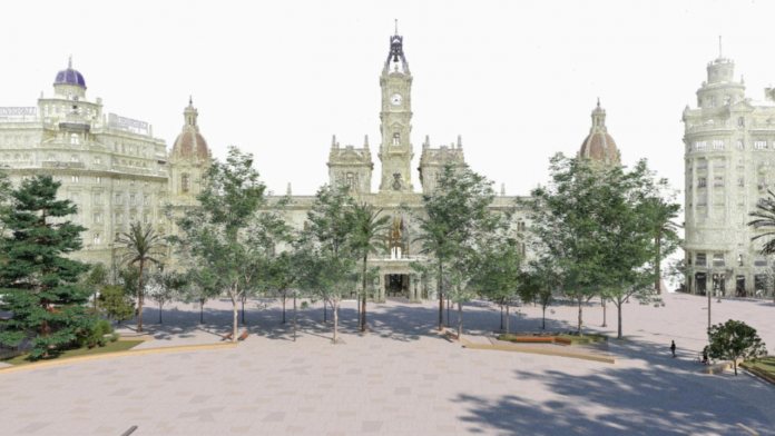 7televalencia plaza ayuntamiento Así será la nueva plaza del Ayuntamiento