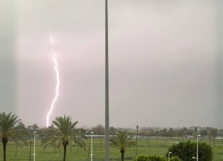 La Alerta Roja durará hasta las seis de la madrugada del lunes