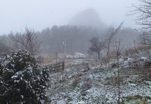 Imágenes de la nieve en Morella