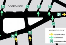 Estos son los puntos de entrada y salida para la Nochevieja en la plaza del Ayuntamiento