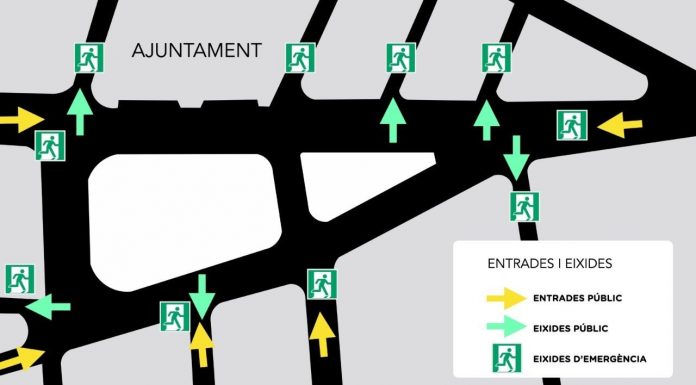 Estos son los puntos de entrada y salida para la Nochevieja en la plaza del Ayuntamiento