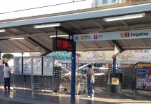 Detenido por amenazar con un cuchillo de cocina a los viajeros en la estación de metro de Empalme