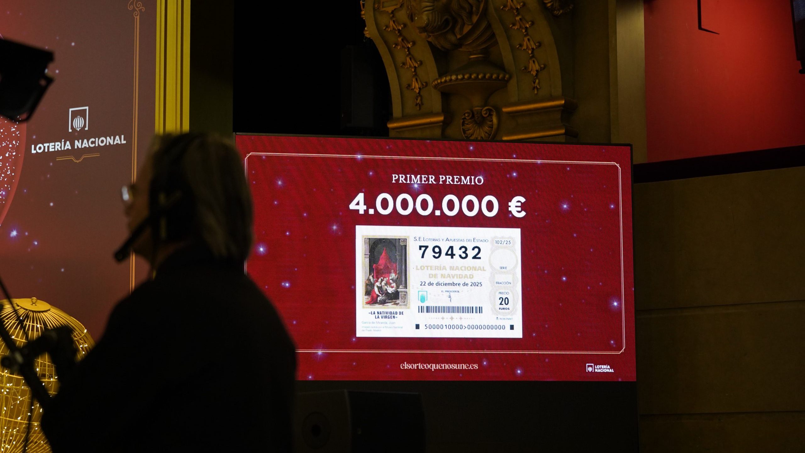 El Gordo de la lotería está premiado con 400 mil euros