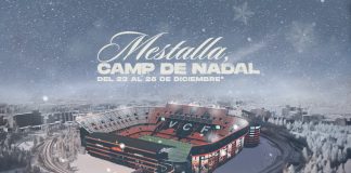 Mestalla se convierte en un “mercadillo” navideño gigante