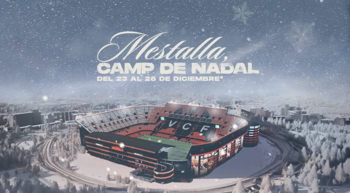 Mestalla se convierte en un “mercadillo” navideño gigante