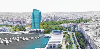 Un rascacielos de 108 metros de altura redibujará el skyline de Valencia Un rascacielos de 108 metros de altura redibujará el skyline de Valencia