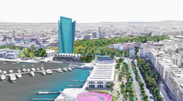 Un rascacielos de 108 metros de altura redibujará el skyline de Valencia Un rascacielos de 108 metros de altura redibujará el skyline de Valencia