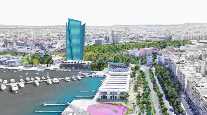 7televalencia-rascacielos-puerto Un rascacielos de 108 metros de altura redibujará el skyline de Valencia