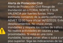 Protección Civil envía mensaje de Alerta Roja