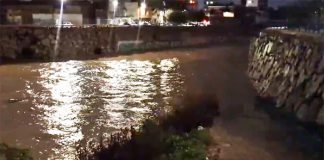 Aumenta el nivel de agua en el barranco del Poyo