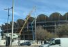 Se empiezan a levantar las vigas en el Nou Mestalla