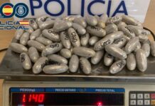 Detenido en el aeropuerto de Manises un hombre con 102 cápsulas de heroína en el interior de su organismo