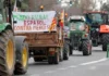 Valencia queda completamente colapsada por la tractorada del superjueves del campo español Tractorada protesta en València. EFE/Manuel Bruque