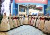 La Fallera Mayor de València 2025 y su corte en Fitur el año pasado