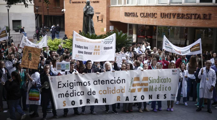Movilizaciones en la última huelga de sanidad en València