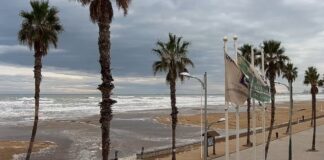 Playas afectadas por las subidas del nivel del mar