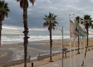 Playas afectadas por las subidas del nivel del mar