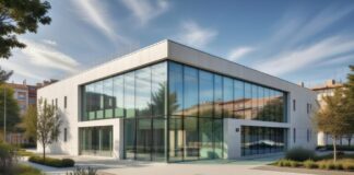 Render generado por IA de un futuro centro de salud