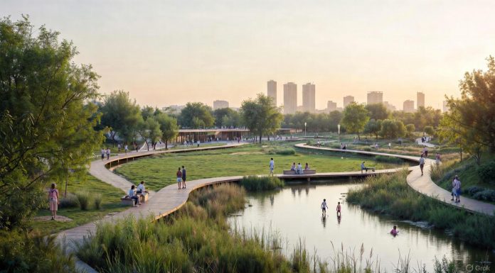 Imagen generada con IA de los paradores naturales que ofrecerá los parques naturales