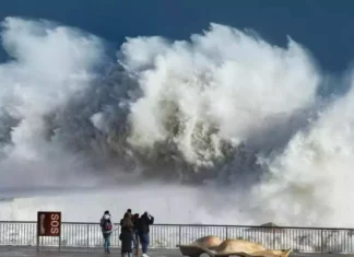 Las imágenes más impactantes que nos deja la borrasca Harry en su paso por Valencia