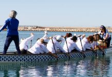 Remo en equipo ‘Dragon Boat’ para pacientes con cáncer de mama