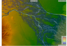 Así es una simulación hidráulica bidimensional de la inundación de la dana