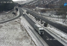 Temporal de nieve: carreteras afectadas en la Comunidad Valenciana Imagen de una de las carreteras afectadas por las nevadas