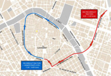 Corte de tráfico en Valencia por la tractorada de este lunes