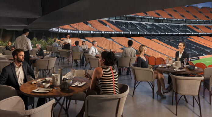 Así serán los restaurantes y el ocio del Nou Mestalla