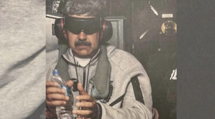 Trump comparte la foto de Nicolás Maduro capturado