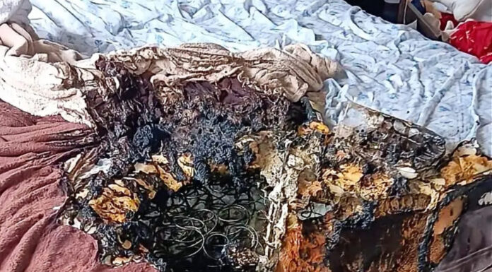 Una regleta eléctrica en un colchón provoca un incendio en una vivienda en Orriols