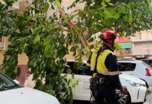 Las rachas de viento fuerte continuarán este domingo