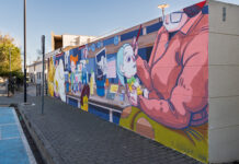 Los artistas falleros cuentan con un mural en la Universitat Politécnica