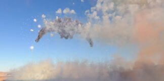 Mascletà de Ricardo Caballer en Las Vegas