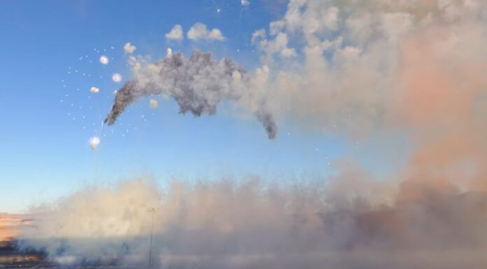 Mascletà de Ricardo Caballer en Las Vegas