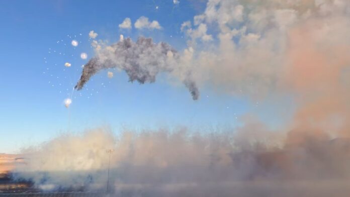 Mascletà de Ricardo Caballer en Las Vegas