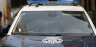 Vehículo de la Policía Nacional. EFE/Mariscal. menores