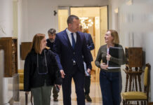 La Diputació destina 7,8 milions a 57 nous projectes del Pla Obert El president i les vicepresidentes de la Diputació