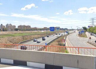 Puente de la V-30 a la altura de Xirivella