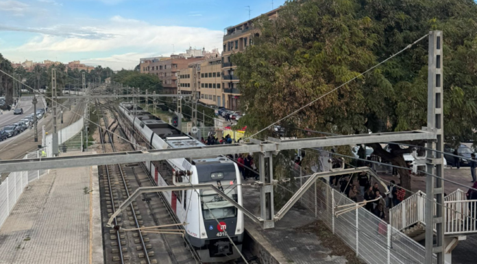 Un arrollamiento en Burjassot paraliza la Línea 2 de Metrovalencia