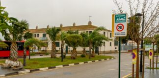 El Palmar limita la velocidad a 20 kilómetros/hora