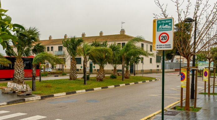 El Palmar limita la velocidad a 20 kilómetros/hora