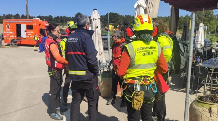 Sigue sin rastro el desaparecido en Requena después de tres días de intensa búsqueda Operativo de búsqueda del desaparecido en Casas del Río