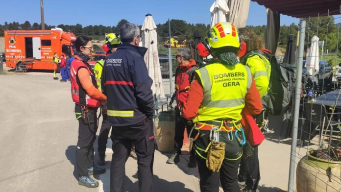 Operativo de búsqueda del desaparecido en Casas del Río