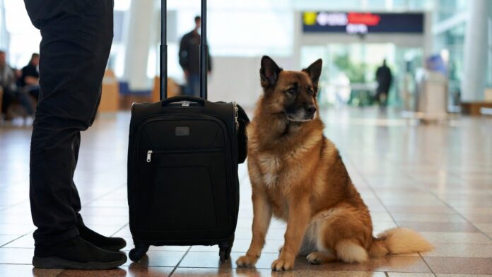 7televalencia mascota voladora Un viajero con su mascota en un aeropuerto pasaporte