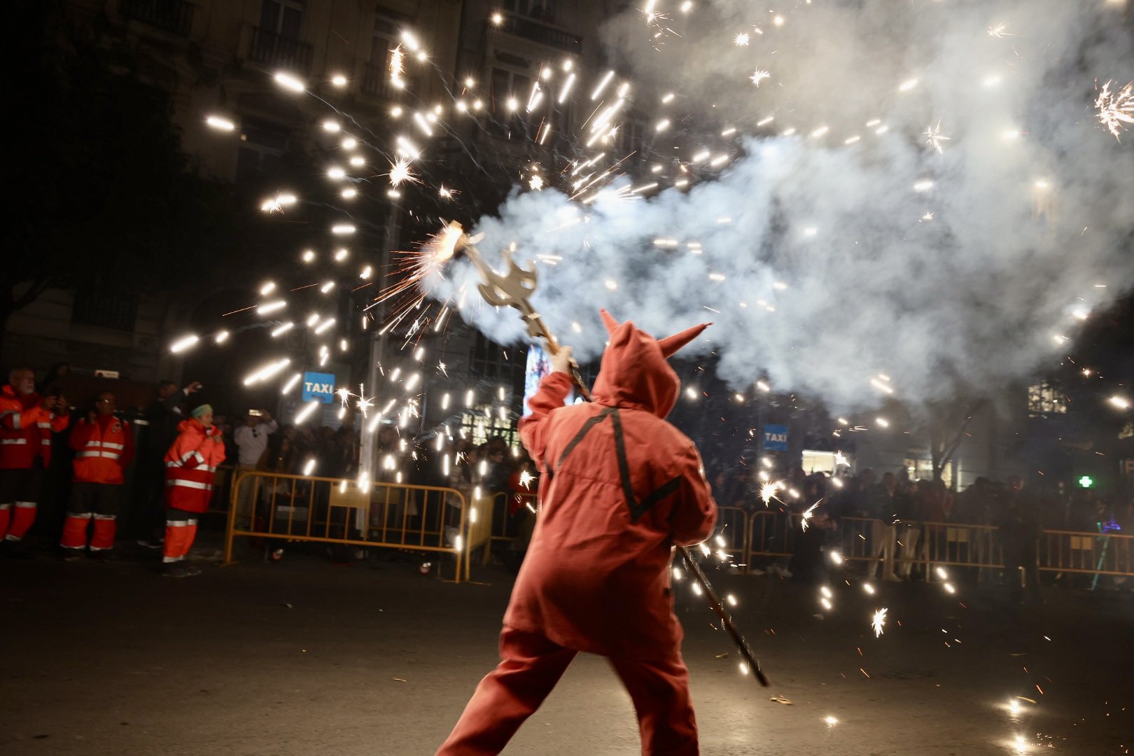 Hora y recorrido del correfoc por valencia esta tarde