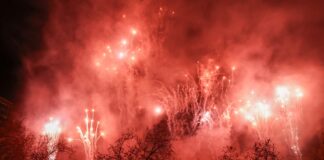 Hora y lugar de la mascletà nocturna de hoy domingo 8 de marzo