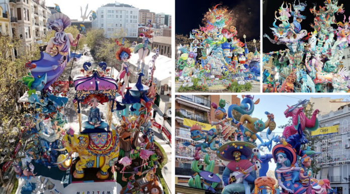 Las mejores fallas de València sorprenden al público y desvelan sus secretos